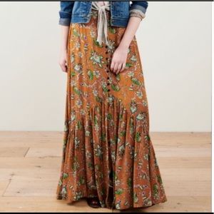 EARTHBOUND Floral Print Skirt